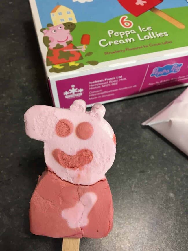 Peppa Pig Ice Cream lollies