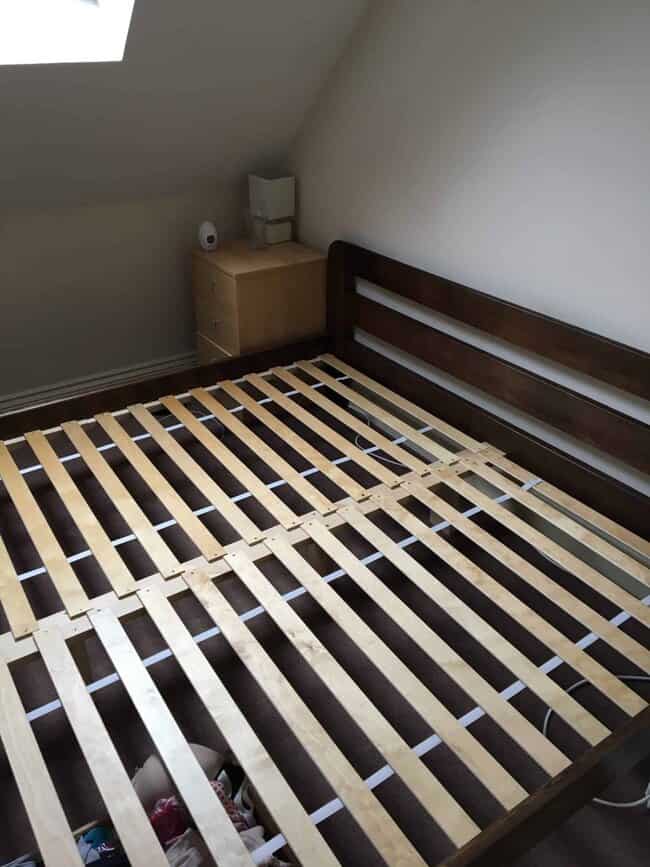 Bed ready for zen guru mattress