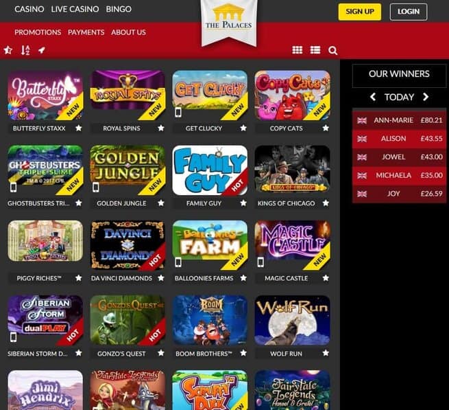 ThePalaces Casino Online & Mobile