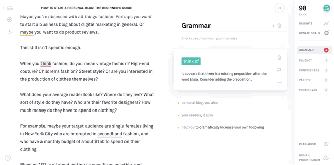 grammarly plagiarism checker