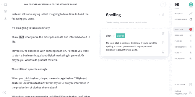 grammarly spell checker and grammar