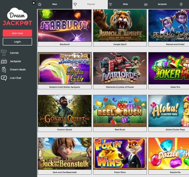 Dream Jackpot Casino Review