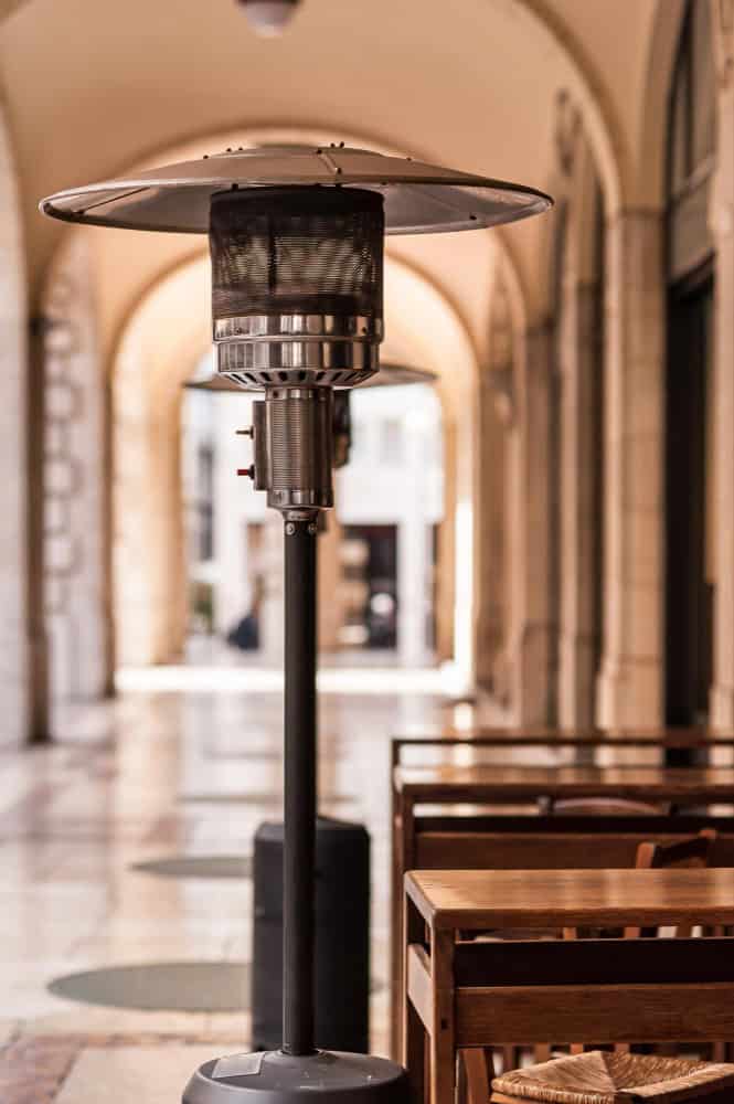 Cool and Dafa Outdoor Café with Heater during morning