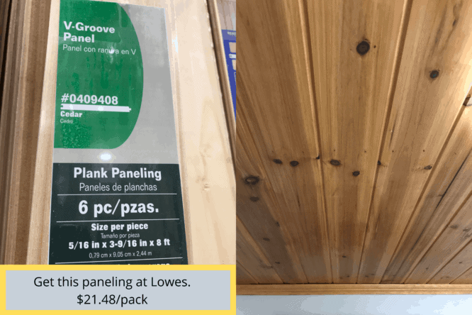 tongue and groove paneling for laundry room makeover