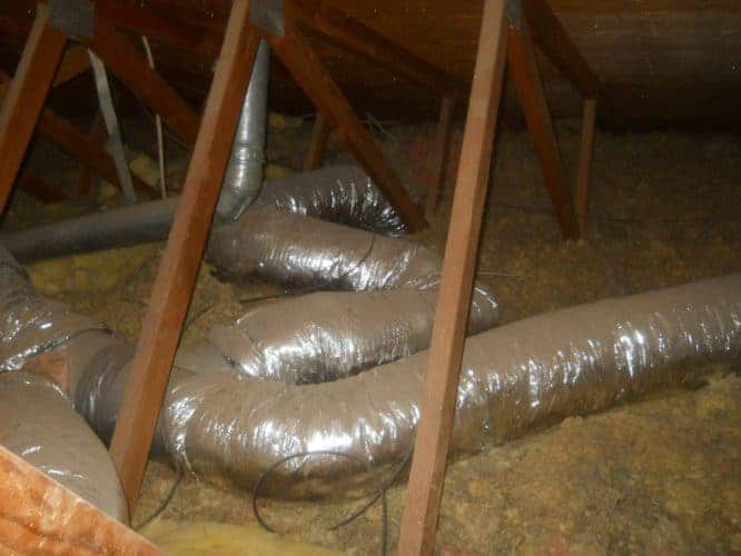 duct work in attic