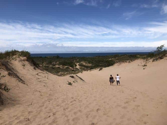 What to Do with Kids at Lake Michigan (sleeping bear dunes)