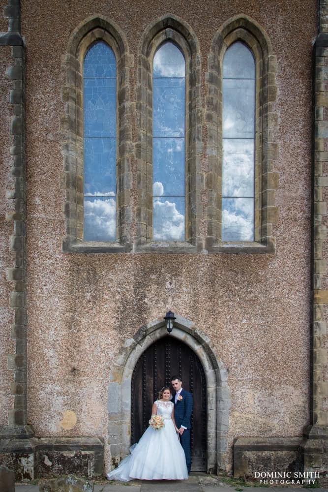 Couple photo at St Margarets Church 2