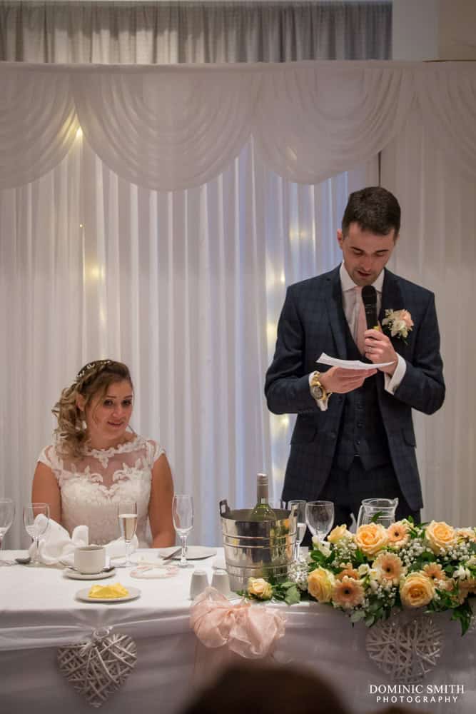 Groomsmans speech at the Arora Hotel Gatwick