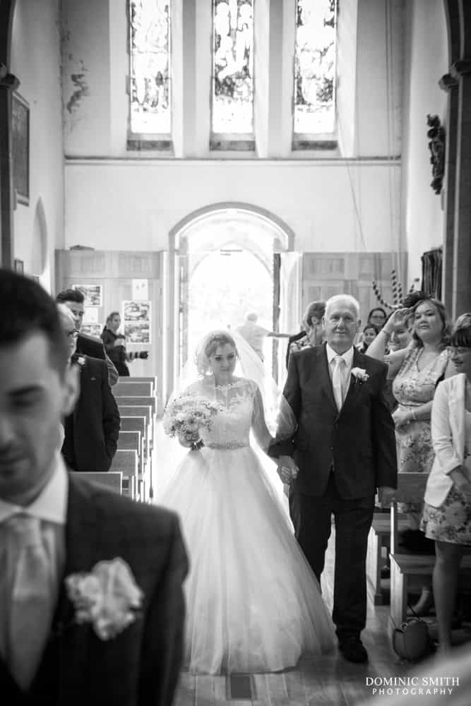 Wedding ceremony at St Margarets Church Ifield 3