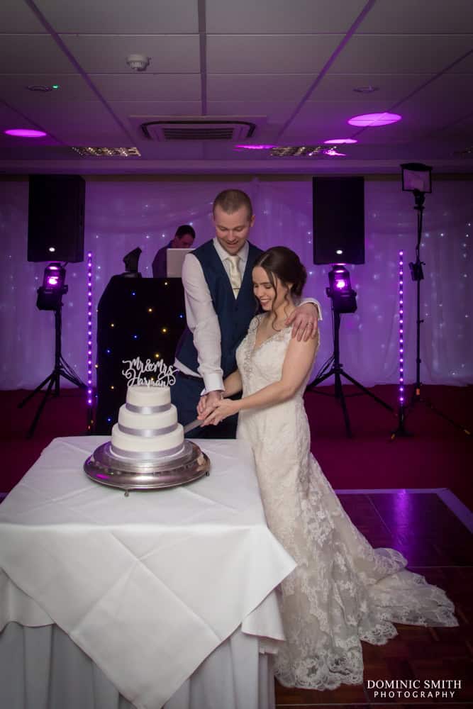 Cake cutting at Hickstead Hotel