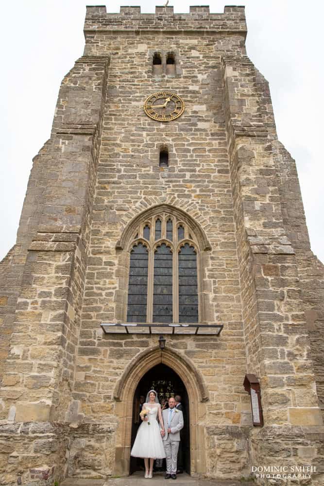 Bridal Photo at St Peters Church Henfield