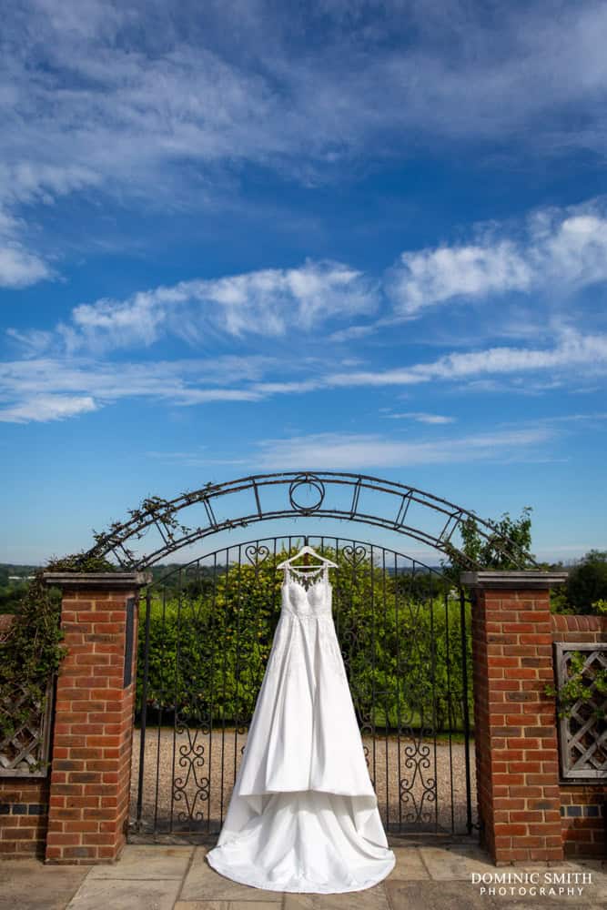 Wedding Dress Hanging at Blackstock Country Estate