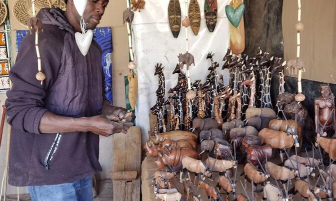 okahandja woodcarvers market to shop for handmade crafts