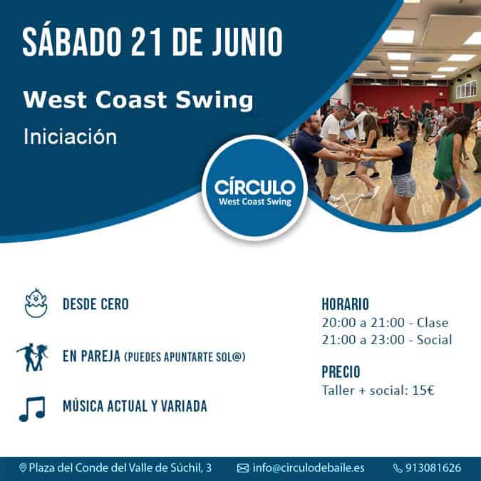 Taller de iniciación + social de West Coast Swing