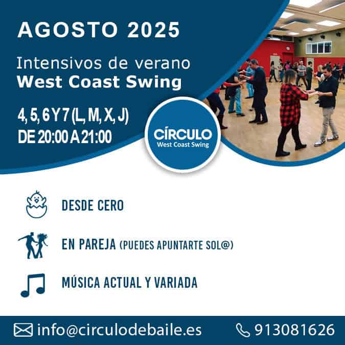 Intensivo de West Coast Swing - Iniciación 1