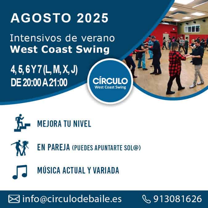 Intensivo de West Coast Swing – Nivel Medio