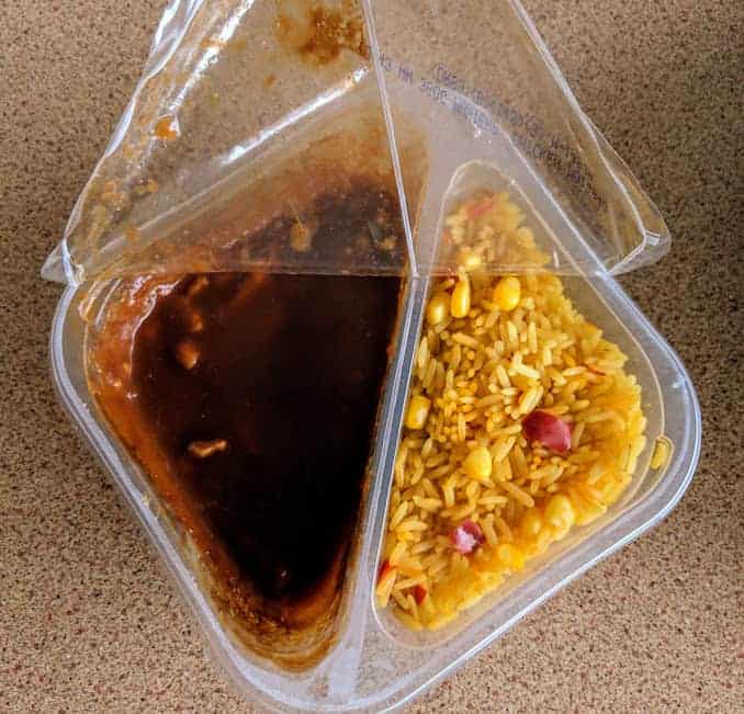 hunters chicken microwave meal.