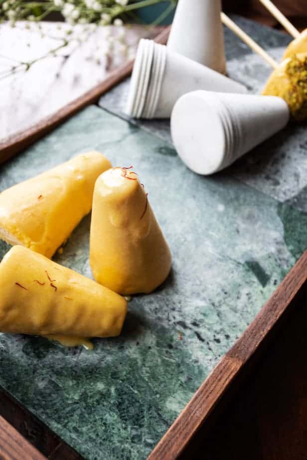 Dulce De Leche Mango Kulfi