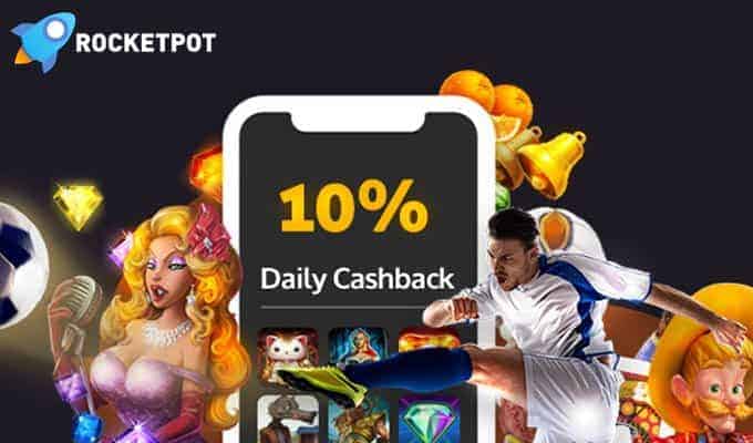 10% daily cashback bonus 