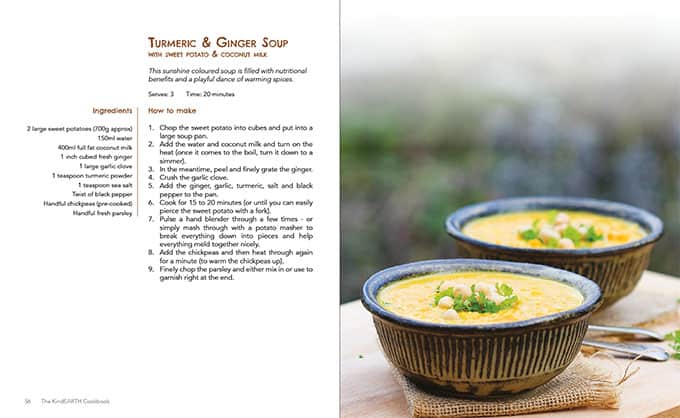 Turmeric Soup in Kind Earth Cookbook
