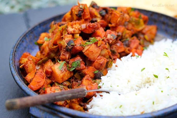 Roast carrot curry recipe