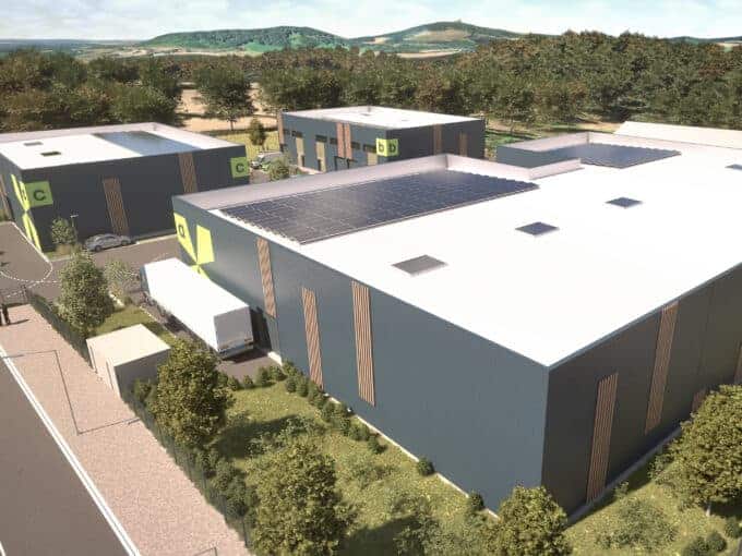 bâtiment d'activité neuf à louer