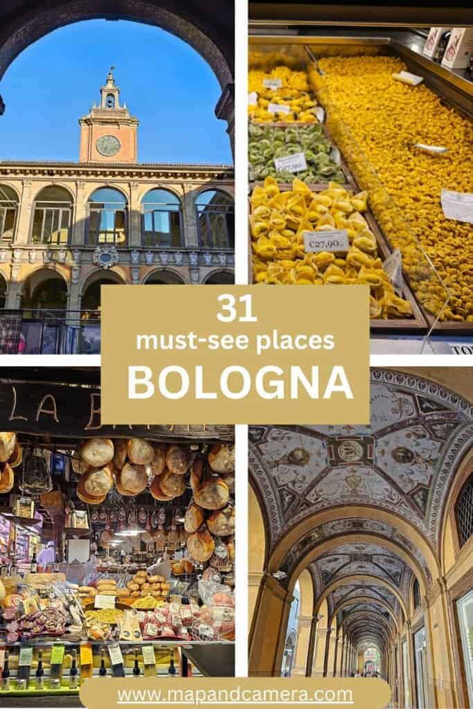 31 must-see places in Bologna pin