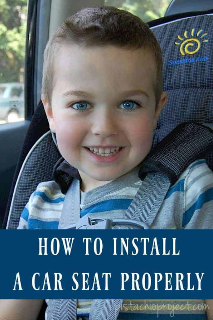 How to Install a Car Seat Properly The Pistachio Project