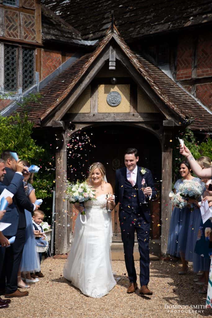 Confetti at Langshott Manor