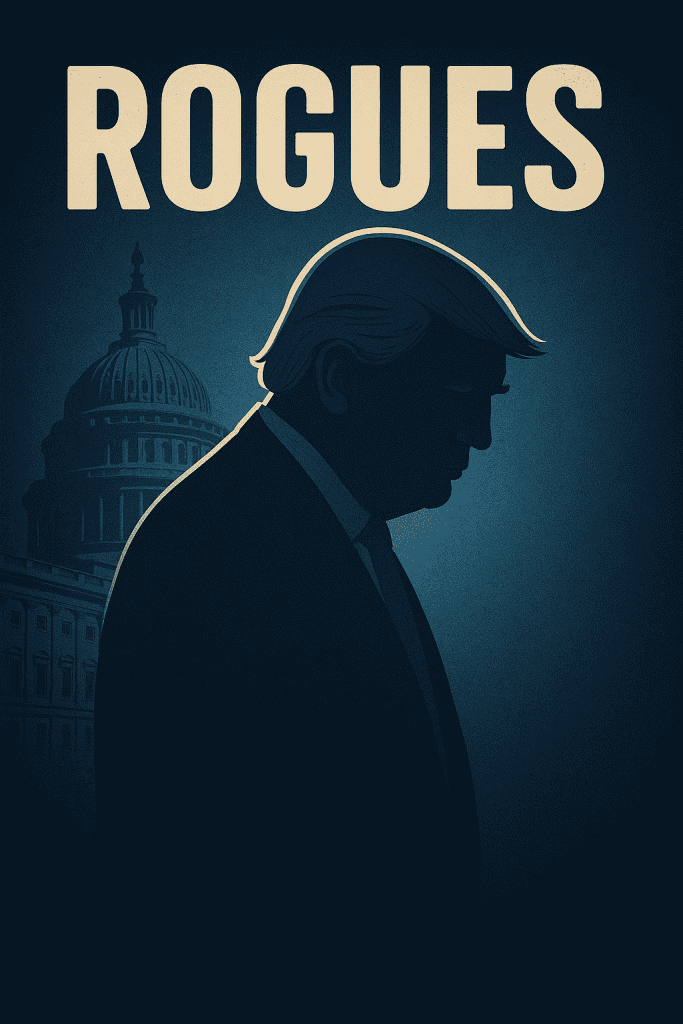 Poster-style graphic showing a dark silhouette of Donald Trump against a red background with the words ‘Sexual Assault’; represents coverage of legal cases and court findings on felonotus.com.