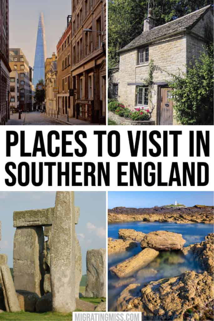 Best Places to Visit in Southern England Pin