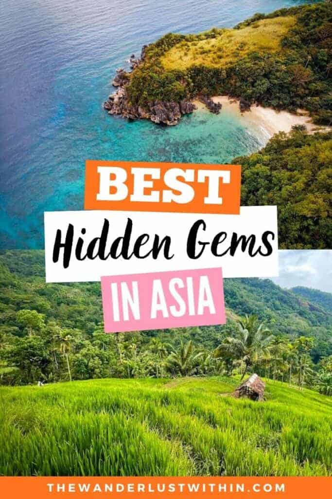 asia Lesser known travel hotspots