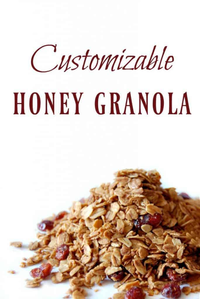 Customizable Honey Granola The Pistachio Project