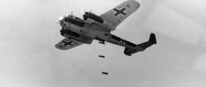 Dornier Do 17 die bommen laat vallen