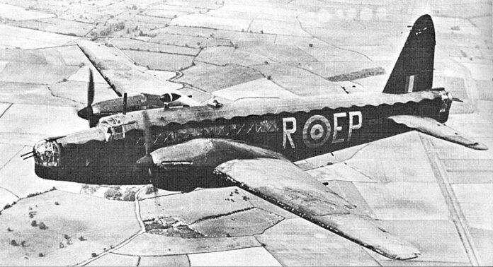 Vickers Wellington Mk.II van No. 104 Squadron, RAF. Actief vanaf 1941, later ingezet in de Middellandse Zee tot vervanging in 1945.