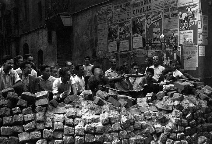 18 juli 1936: militaire opstand in Spanje die het begin vormde van de Spaanse Burgeroorlog