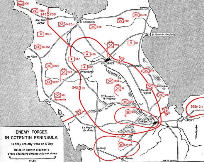 De Slag om Cherbourg: cruciale geallieerde overwinning in 1944, verbeterde bevoorrading na D-Day, strategisch belangrijk voor verdere Europese operaties.