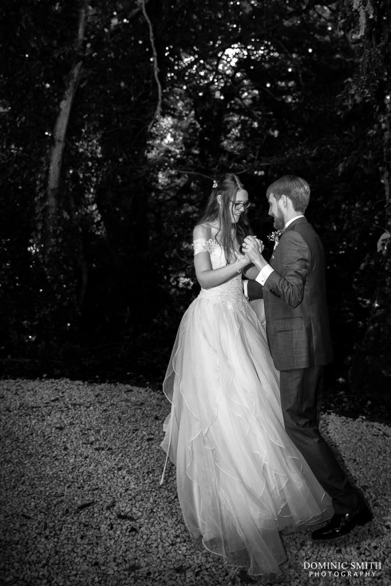 First Dance in the woods at The Ravenswood