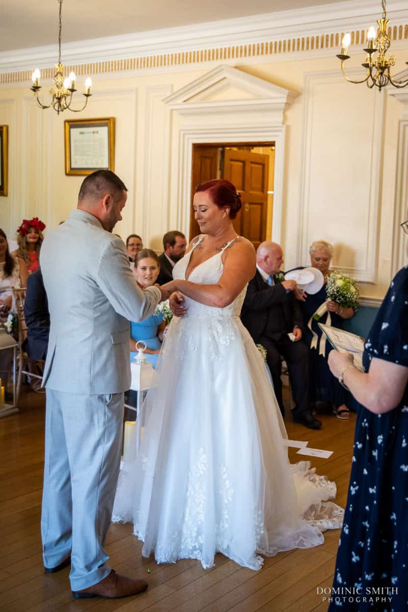 Exchanging Rings at East Court