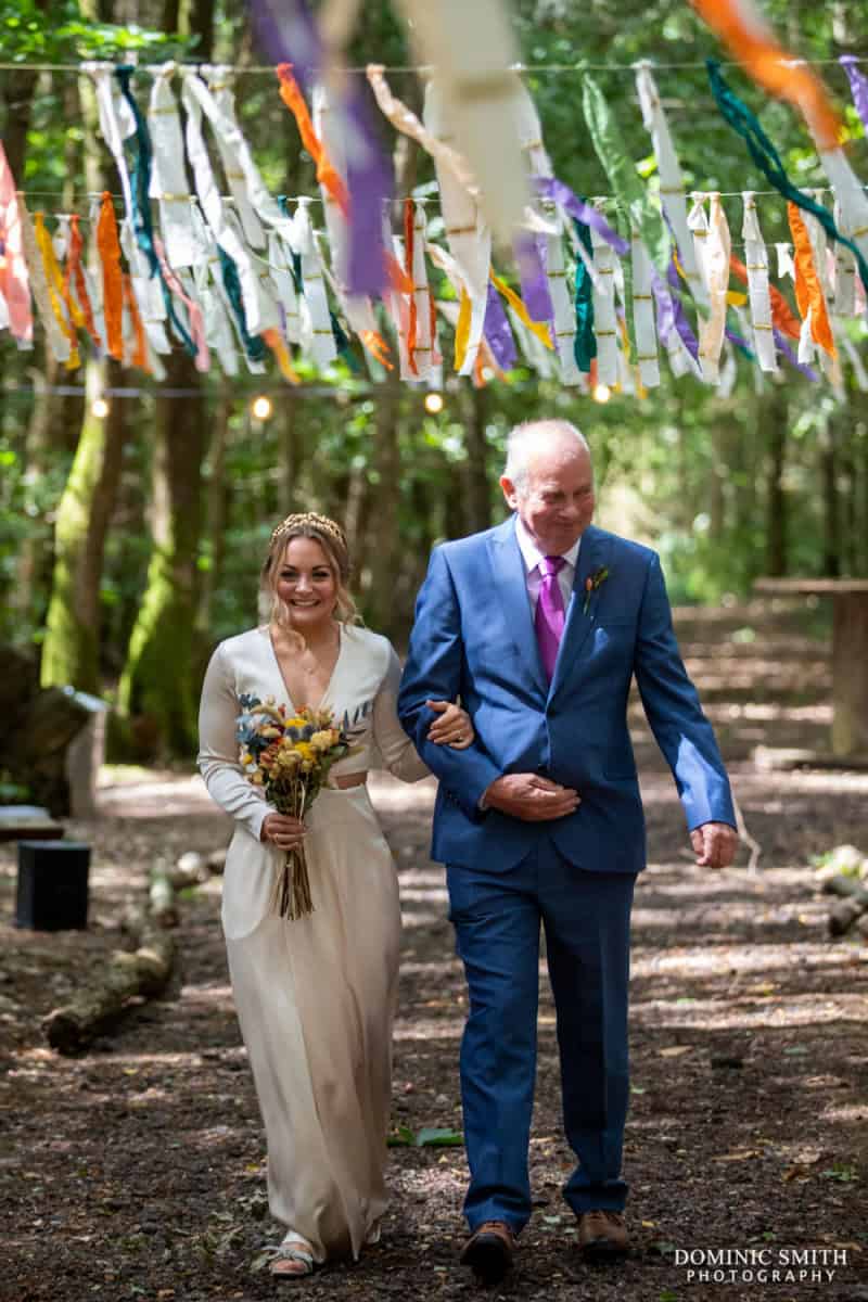 Wedding Ceremony at Longton Wood 2