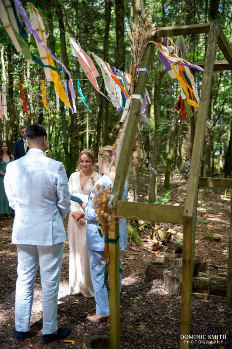 Wedding Ceremony at Longton Wood 3