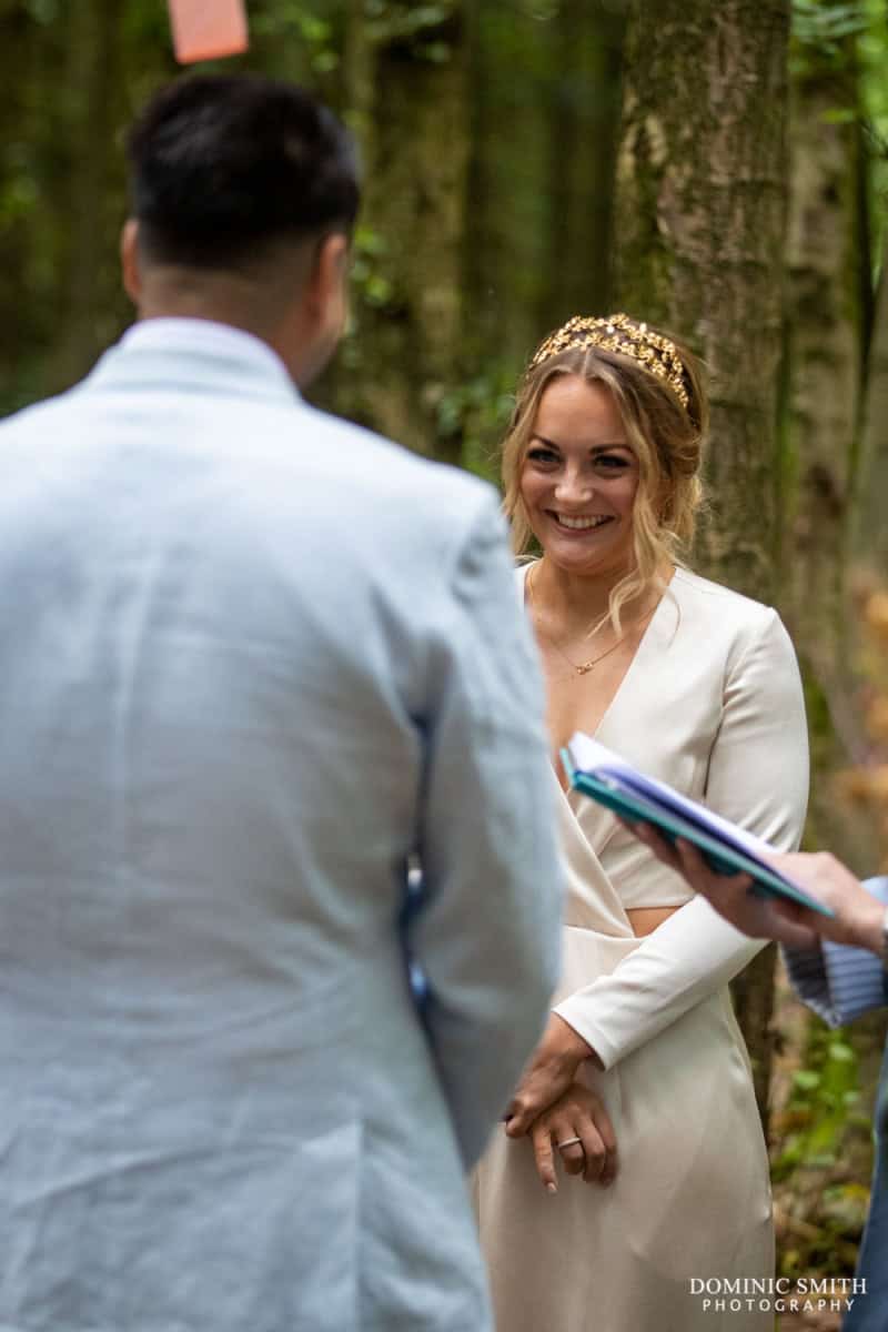 Wedding Ceremony at Longton Wood 4