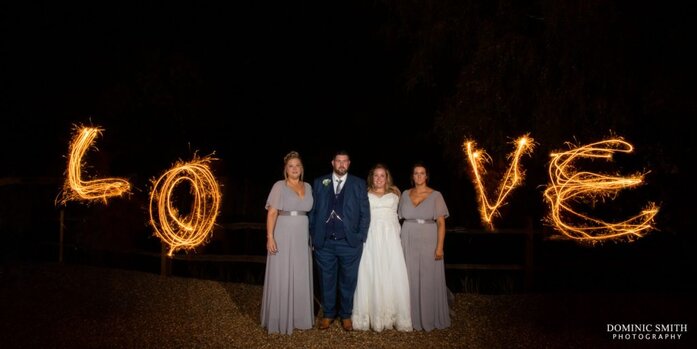 Sparkler Photo at Random Hall