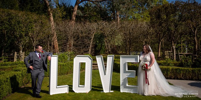 Wedding Couple Photo at Langshott Manor 3