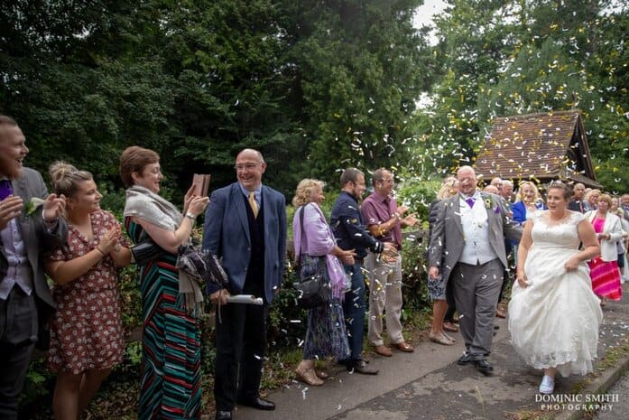 Confetti Photo at St Katherines Merstham