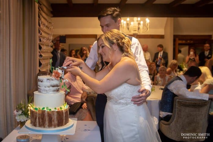 Cutting the Cake at Langshott Manor