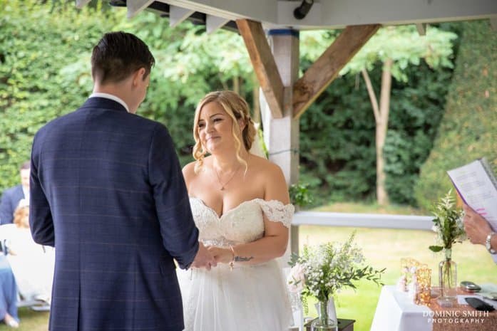 Wedding Ceremony 1 at Langshott Manor