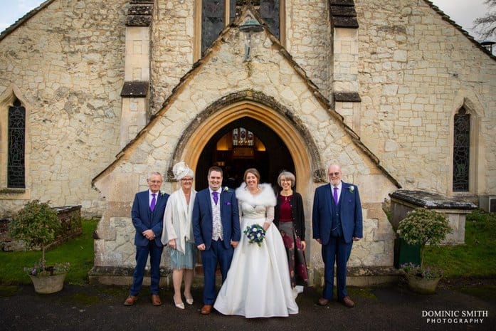 Family photo at St Michaels Church, Betchworh