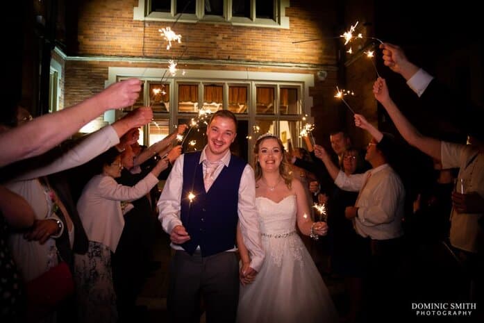 Sparkler Photo at Highley Manor