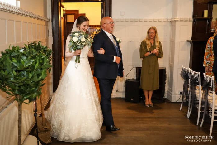 Wedding Ceremony at Highley Manor 1